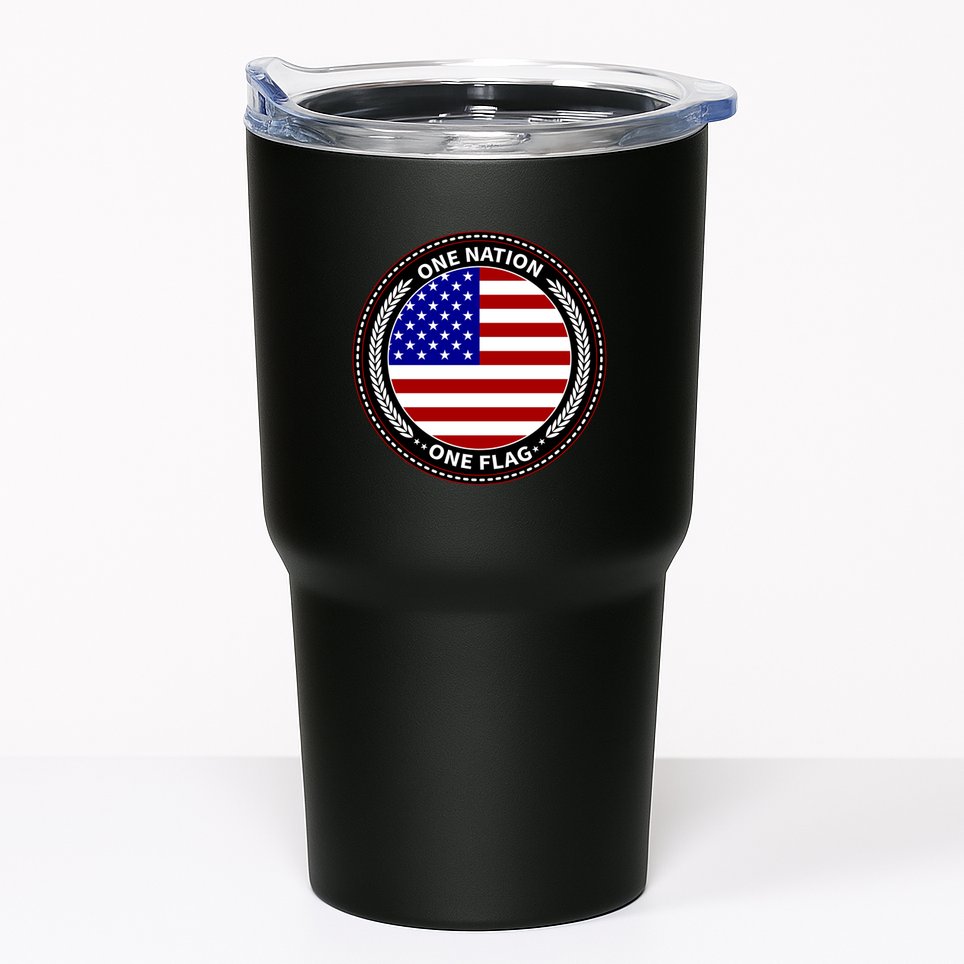 America One Nation One Flag Tumbler