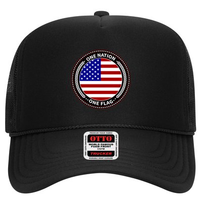 America One Nation One Flag Trucker Hat