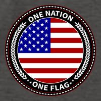 America One Nation One Flag Vector Backpack