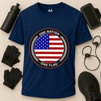 America One Nation One Flag Performance Shirt