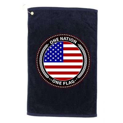 America One Nation One Flag Golf Towel