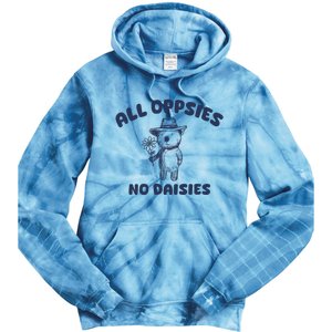 All Oopsies No Daisies Cute Bear Tie Dye Hoodie