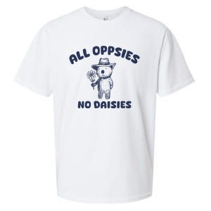 All Oopsies No Daisies Cute Bear Sueded Cloud Jersey T-Shirt