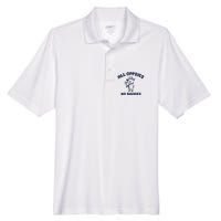 All Oopsies No Daisies Cute Bear Men's Origin Performance Pique Polo