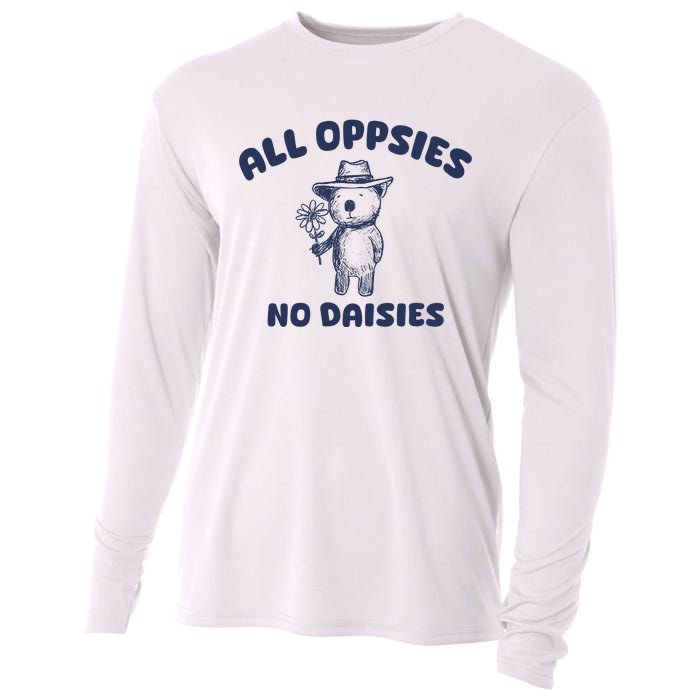 All Oopsies No Daisies Cute Bear Cooling Performance Long Sleeve Crew