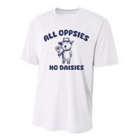 All Oopsies No Daisies Cute Bear Performance Sprint T-Shirt