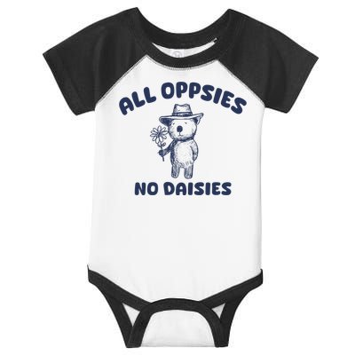 All Oopsies No Daisies Cute Bear Infant Baby Jersey Bodysuit