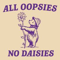 All Oopsies No Daisies Drawstring Bag