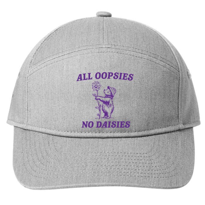 All Oopsies No Daisies 7-Panel Snapback Hat