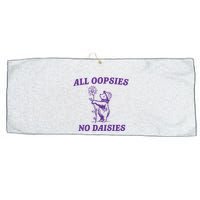 All Oopsies No Daisies Large Microfiber Waffle Golf Towel
