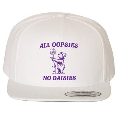 All Oopsies No Daisies Wool Snapback Cap
