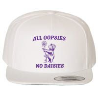All Oopsies No Daisies Wool Snapback Cap