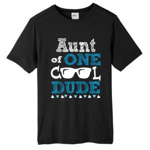 Aunt Of One Cool Dude Funny Birthday Boy Cool Tall Fusion ChromaSoft Performance T-Shirt