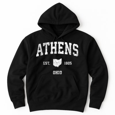 Athens Ohio Oh Vintage Sports Hoodie