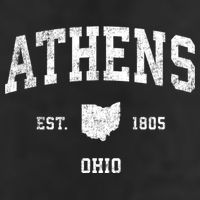 Athens Ohio Oh Vintage Sports Beanie
