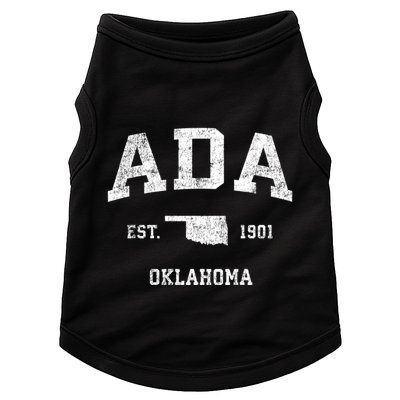 Ada Oklahoma Ok Vintage Sports Doggie Tank