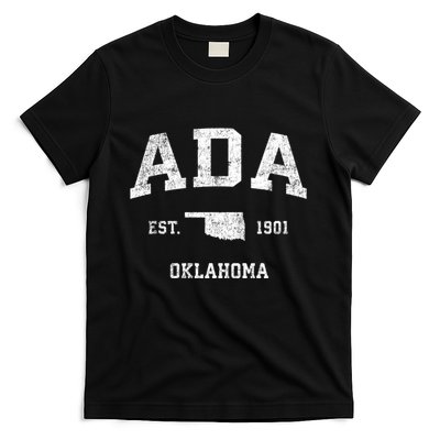 Ada Oklahoma Ok Vintage Sports T-Shirt