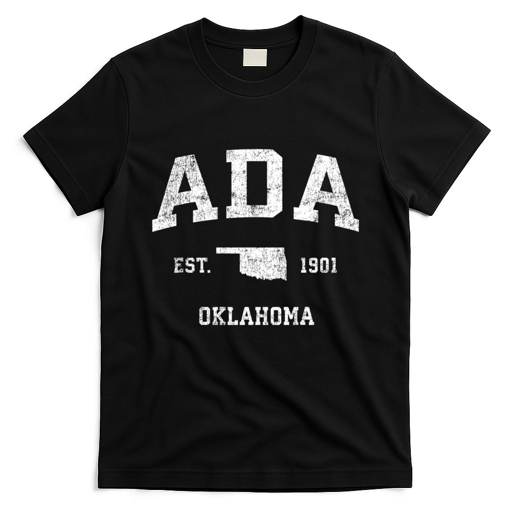 Ada Oklahoma Ok Vintage Sports T-Shirt
