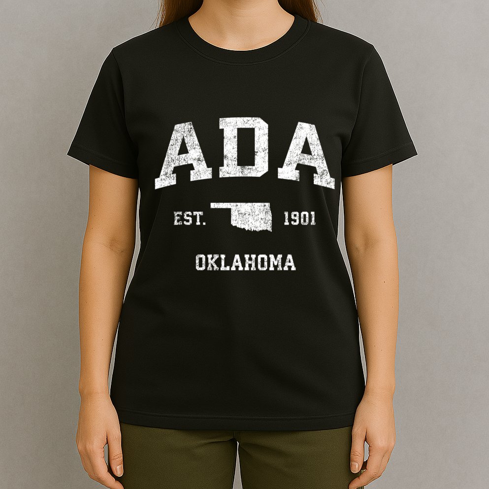 Ada Oklahoma Ok Vintage Sports T-Shirt