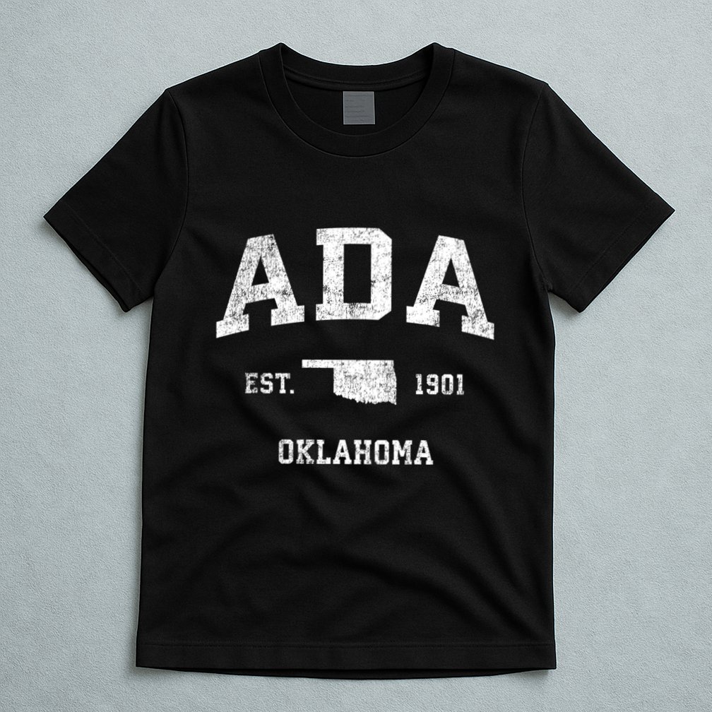 Ada Oklahoma Ok Vintage Sports T-Shirt