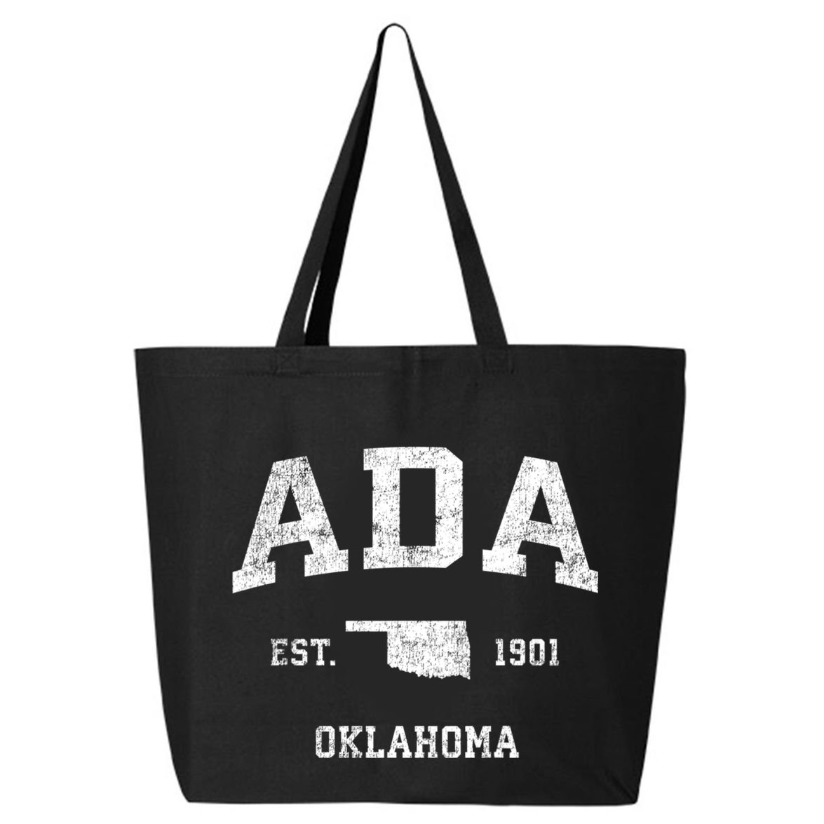 Ada Oklahoma Ok Vintage Sports 25L Jumbo Tote