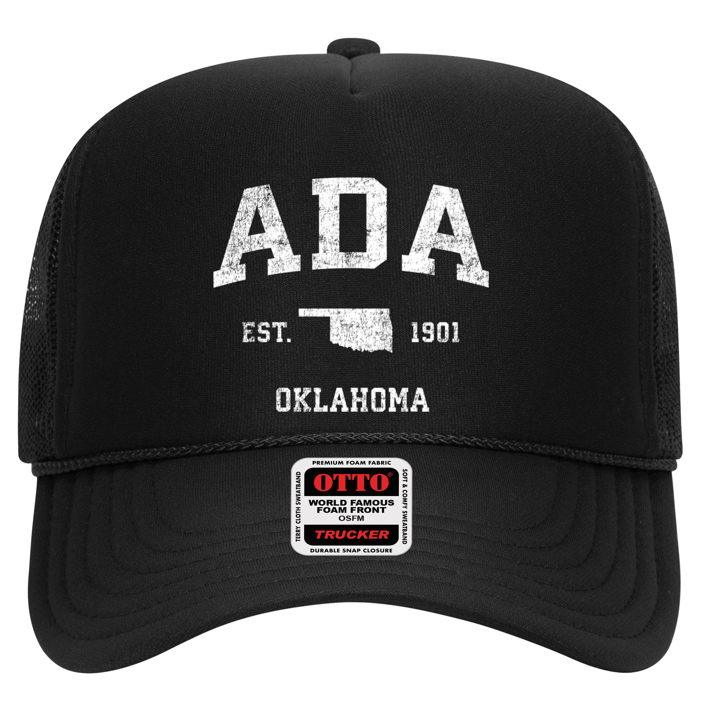 Ada Oklahoma Ok Vintage Sports Hat