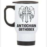 Antiochian Orthodox / Orthodox Christian Modern Font Design Stainless Steel Travel Mug