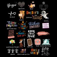 Abc Of Positive And Encouraging Words USA-Made Doggie Bandana