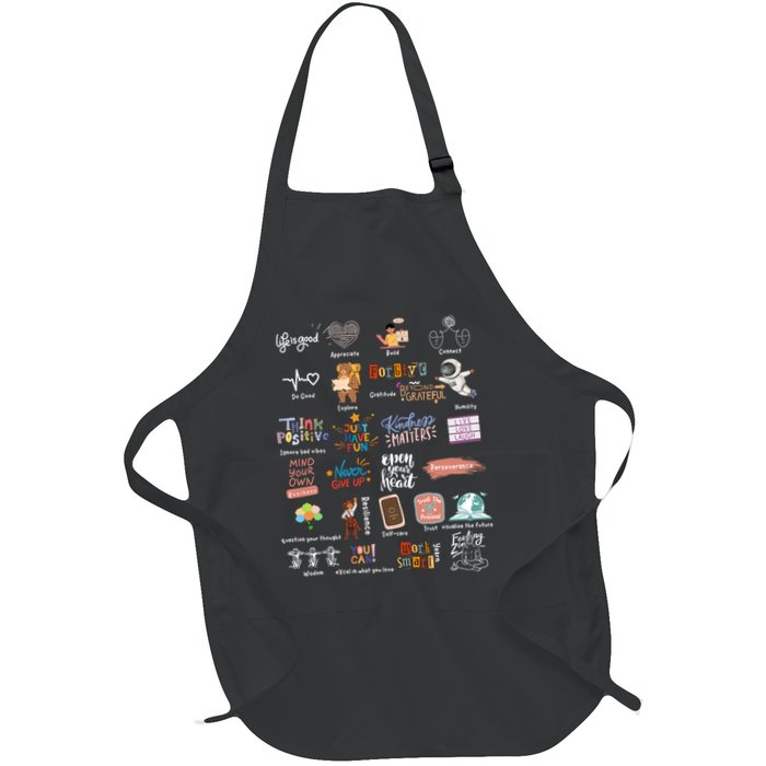 Abc Of Positive And Encouraging Words Apron