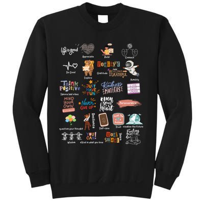 Abc Of Positive And Encouraging Words Sweatshirt