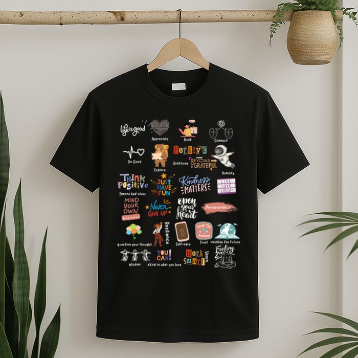 Abc Of Positive And Encouraging Words T-Shirt