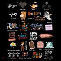 Abc Of Positive And Encouraging Words Tall T-Shirt