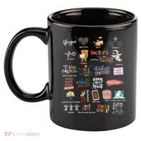 Abc Of Positive And Encouraging Words 11oz C Handle Ceramic Mug