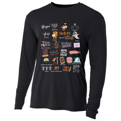 Abc Of Positive And Encouraging Words Cooling Performance Long Sleeve Crew