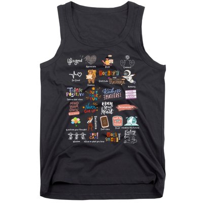 Abc Of Positive And Encouraging Words Tank Top