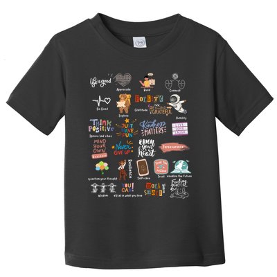 Abc Of Positive And Encouraging Words Toddler T-Shirt