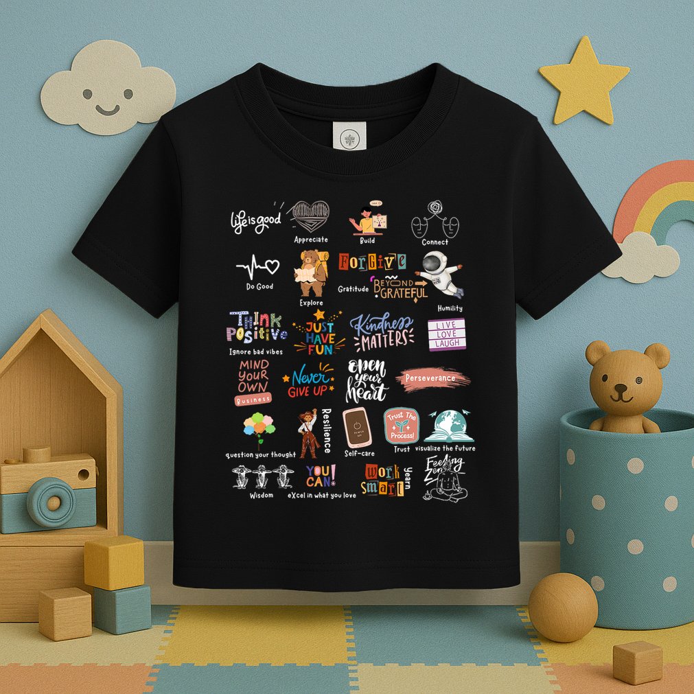 Abc Of Positive And Encouraging Words Toddler T-Shirt