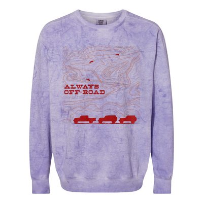 Always Offroad Premium Colorblast Crewneck Sweatshirt