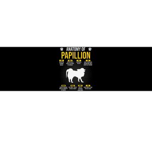 Anatomy Of Papillion Dog Lover Bumper Sticker