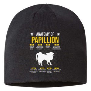 Anatomy Of Papillion Dog Lover Sustainable Beanie