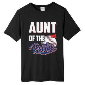 Aunt of Rookie 1 Years old Team 1st Birthday Baseball Tall Fusion ChromaSoft Performance T-Shirt