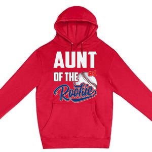 Aunt of Rookie 1 Years old Team 1st Birthday Baseball Premium Pullover Hoodie