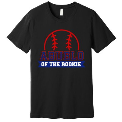 Abuelo Of Rookie 1st Birthday Baseball Theme Matching Party Premium T-Shirt