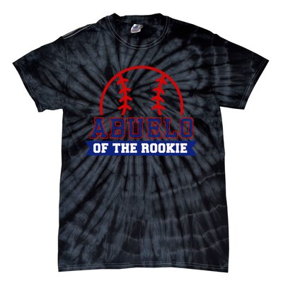 Abuelo Of Rookie 1st Birthday Baseball Theme Matching Party Tie-Dye T-Shirt