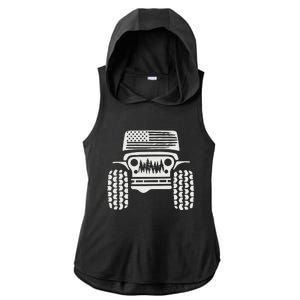 American Off Road 4x4 Ladies PosiCharge Tri-Blend Wicking Draft Hoodie Tank