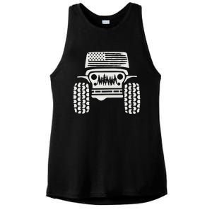 American Off Road 4x4 Ladies PosiCharge Tri-Blend Wicking Tank