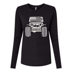 American Off Road 4x4 Womens Cotton Relaxed Long Sleeve T-Shirt