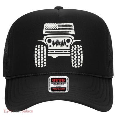 American Off Road 4x4 High Crown Mesh Back Trucker Hat