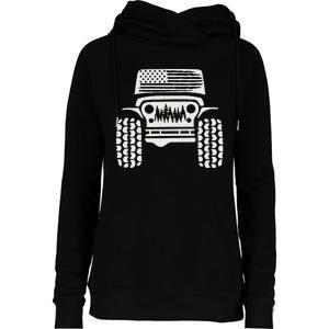 American Off Road 4x4 Womens Funnel Neck Pullover Hood