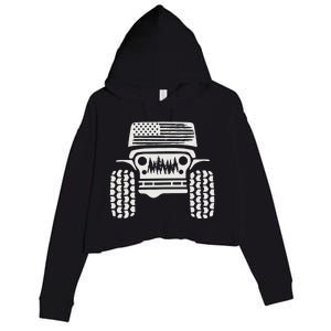 American Off Road 4x4 Crop Fleece Hoodie